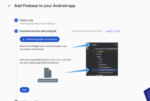 download google-services.json